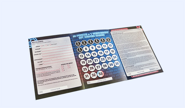 Custom printed collective cards for brand promotion, fundraising campaigns, and event marketing.