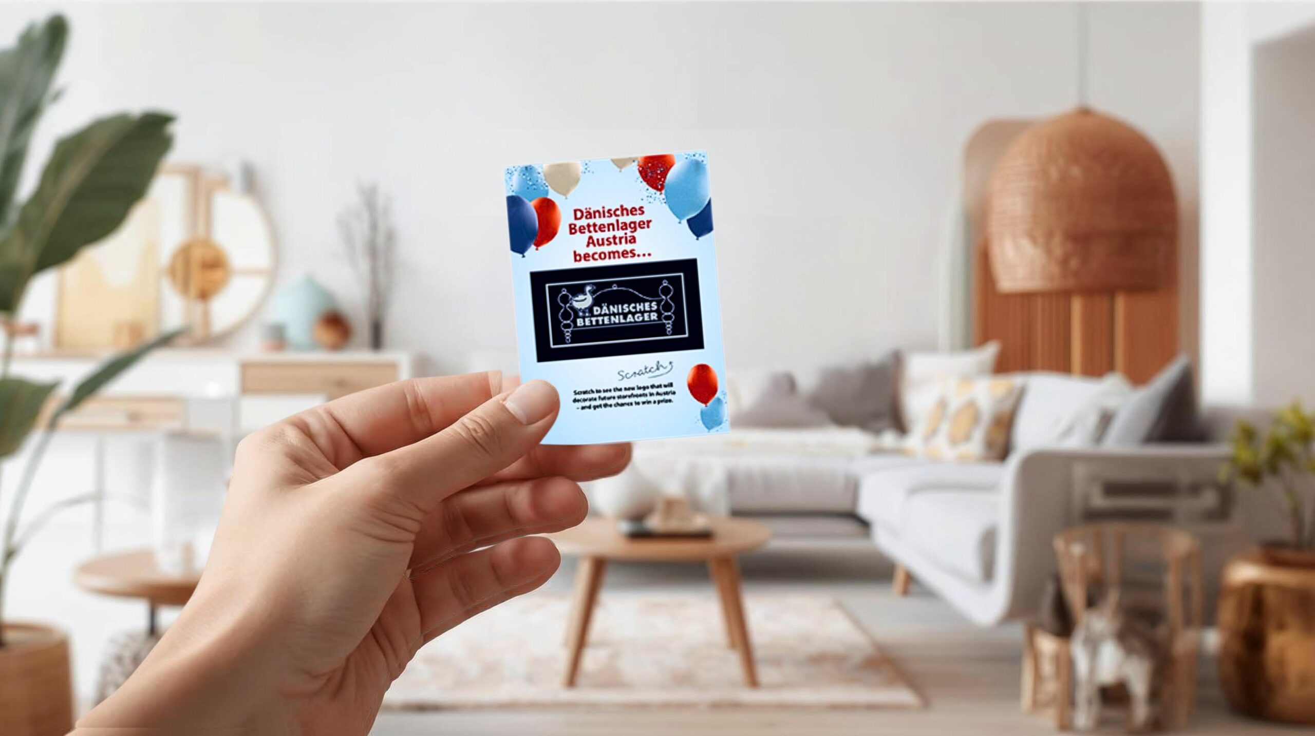 carte à gratter pour la promotion