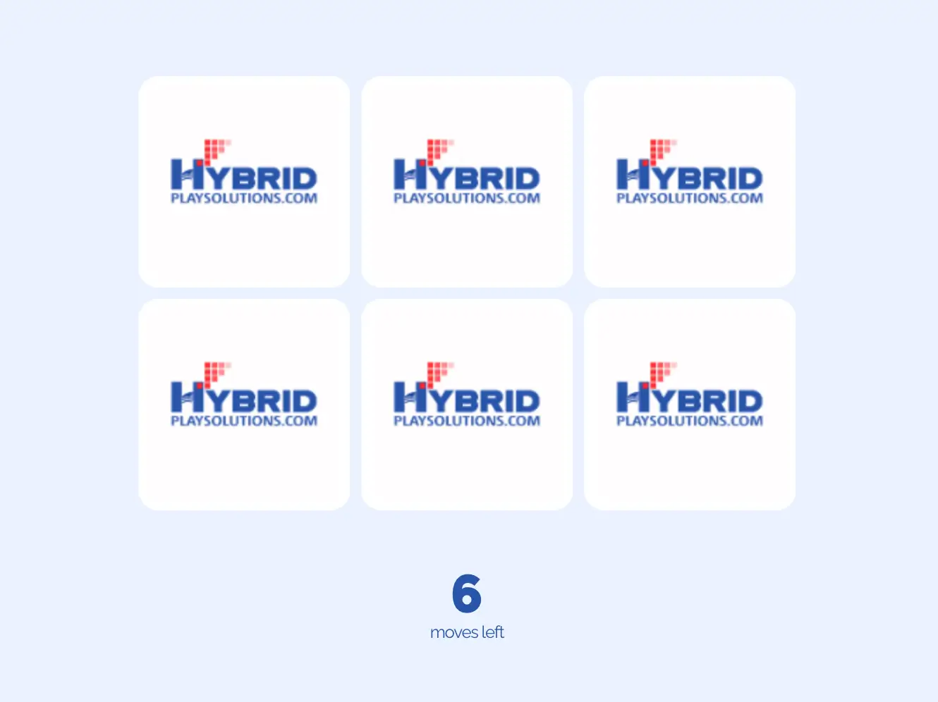 Digital Memory Game advergame with branded card pairs for interactive play