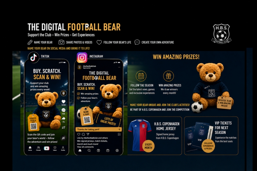 Digital Teddy Bear – Football Club Fundraising & Loyalty