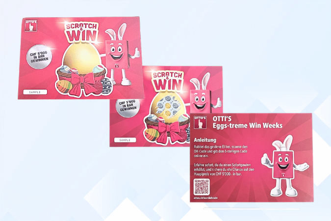 custom Easter scratch cards