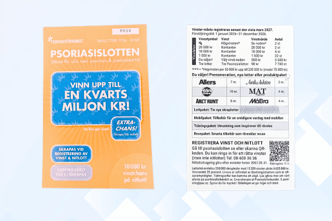 Fundraisinglotteri med skrab